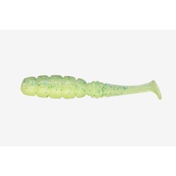 Shad Jackall Good Meal Shad, Hot Lime-Glow Chartreuse, 5cm, 7buc/plic