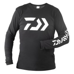 Bluză Daiwa D-Vec LS, Black, Small