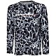 Bluză Savage Gear Night UV Long Sleeve, Black Waterprint, Small