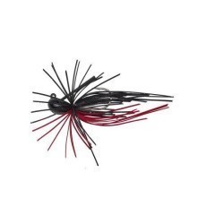 Skirt Flirt Jig Savage Gear, Black/Red, 6.5cm/7.5g