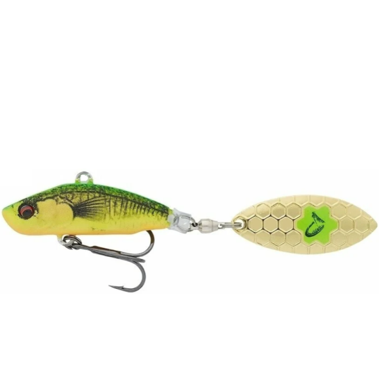 Spinnertail Savage Gear 3D Sticklebait Tailspin, Firetiger, 7.3cm/13g