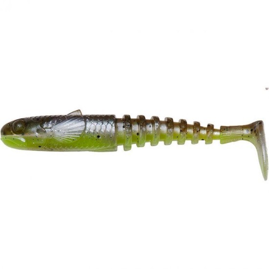 Shad Savage Gear Gobster, Green Pearl Yellow, 7.5cm/5g, 5buc/plic