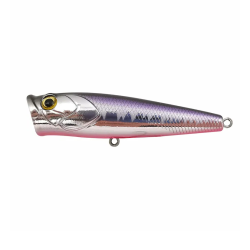 Vobler Mustad Burpy Popper, Chrome Purple, 6.5cm/6.3g