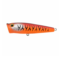 Vobler Mustad Burpy Popper, Orange Tiger, 6.5cm/6.3g