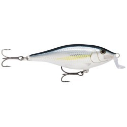 Vobler Rapala Shallow Shad Rap, Culoare ALB, 9cm, 12g