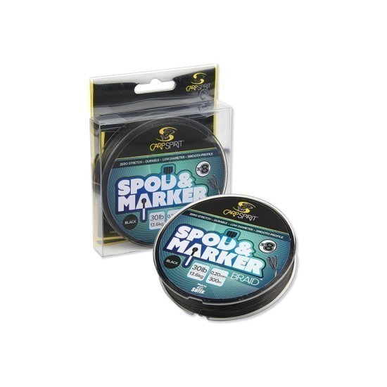 SPOD AND MARKER BRAID 300M 0,20MM 30LB BLACK SPOD AND MARKER BRAID 300M 0,20MM 30LB BLACK