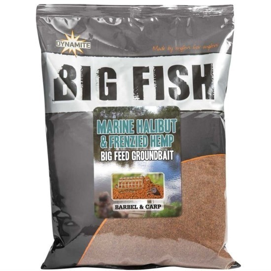Big Fish - Marine Halibut & Frenzied Hemp Groundbait 1,8kg Big Fish - Marine Halibut & Frenzied Hemp Groundbait 1,8kg