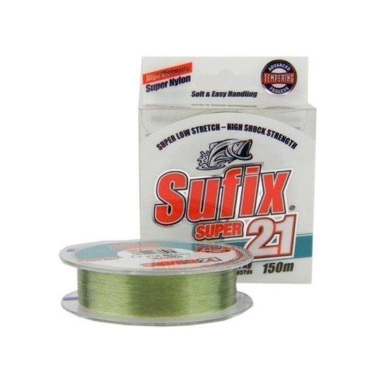 SUPER 21 150M 0.14MM/1.8KG/4LB/LO-VIS GREEN SUPER 21 150M 0.14MM/1.8KG/4LB/LO-VIS GREEN