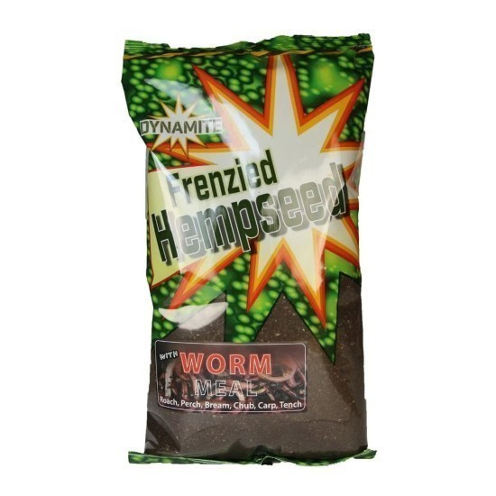 Frenzied Hemp Dark - Worm Groundbait 1kg