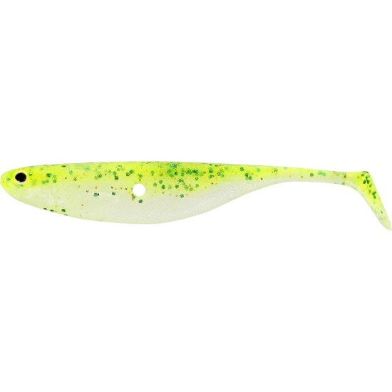 SHAD WESTIN SHADTEEZ HOLLOW 8CM 4G SPARKLING CHARTREUSE 3BUC/PLIC