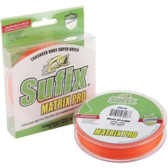 Sufix MATRIX PRO 135M 0,15MM 20LB/10KG/ORANGE Sufix MATRIX PRO 135M 0,15MM 20LB/10KG/ORANGE