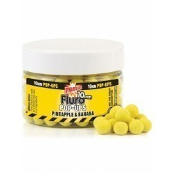 Pineapple & Banana Fluro Pop-ups 10mm + lichid atractant cutie