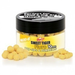 Sweet Tiger Fluro washed outs Pop Ups boilies and dumbells