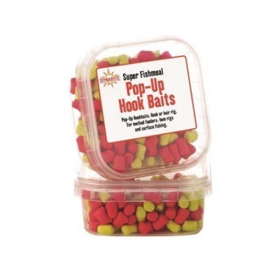 Super Fishmeal Pop-Up pellets YELLOW/RED cutie Super Fishmeal Pop-Up pellets YELLOW/RED cutie