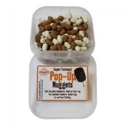 Super Fishmeal Pop-Up pellets WHITE/BROWN  cutie