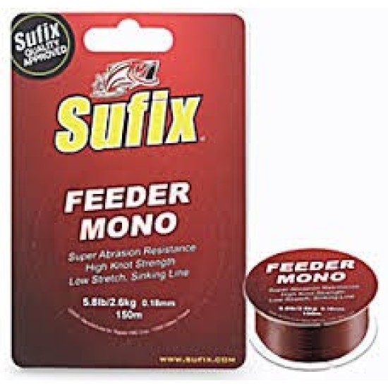FEEDER Mono 0,18mm 150M 6.1LB/BURGUNDY FEEDER Mono 0,18mm 150M 6.1LB/BURGUNDY