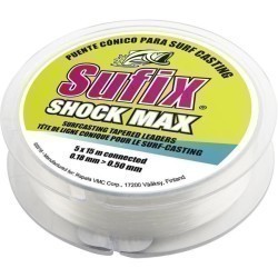 SHOCK MAX Tapered Line 15M*5 0.20MM-0.57MM/CLEAR