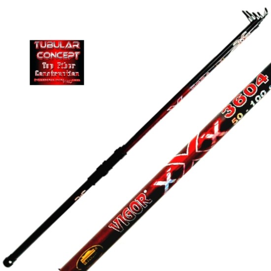 Lansetă telescopică Lineaeffe Vigor XXX, 3.60m/50-100g