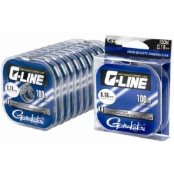 Fir monofilament Gamakatsu G-Line Competition, Transparent, 0.10mm/0.95kg/100m