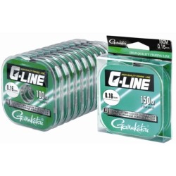 Fir monofilament Gamakatsu G-Line Top Caster, Transparent, 0.18mm/2.86kg/150m