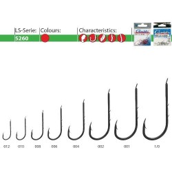 CÂRLIGE GAMAKATSU FORJATE 2 SPINI LS-5260R NR.12 25BUC/PLIC