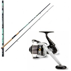 Combo Lineaeffe lansetă Water Spin 2.10m 10-30g 2buc + mulinetă Vigor SX Line