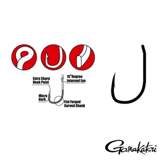 CÂRLIGE GAMAKATSU G-CARP SPECIALIST R PTFE NR.2 10BUC/PLIC