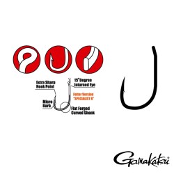 CÂRLIGE GAMAKATSU G-CARP SPECIALIST RX PTFE NR.4 10BUC/PLIC