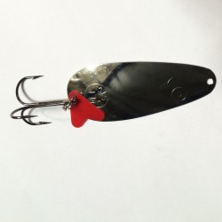 Linguriță oscilantă Mișu Pară Gigant, Nichelată, Mare, 17g