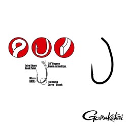 CÂRLIGE GAMAKATSU G-CARP SNAGGER PFTE NR.6 10BUC/PLIC