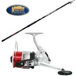 Combo Lineaeffe lansetă Thunder Tele 3.60m 50-120g + mulinetă Vigor Silk Line 70 FD