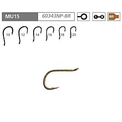 Cârlige Mustad Feeder MU15, Bronz, Nr. 12, 10 buc/plic