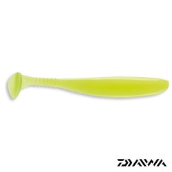 Shad Daiwa Tournament D'Fin, Lime, 10cm, 7buc/plic