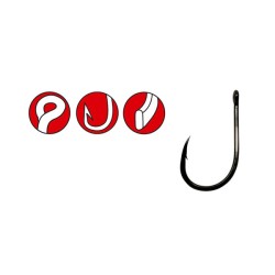CÂRLIGE GAMAKATSU POWER CARP RING EYE NEGRE NR.14 10BUC/PLIC