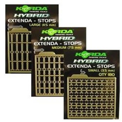 Opritoare Korda Extenda Stops, Clear, Medium, 108buc/plic