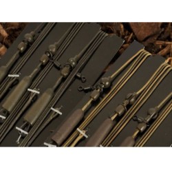 Montură helicopter Korda Kable Leadcore Leaders, Weed Green, 3buc/plic