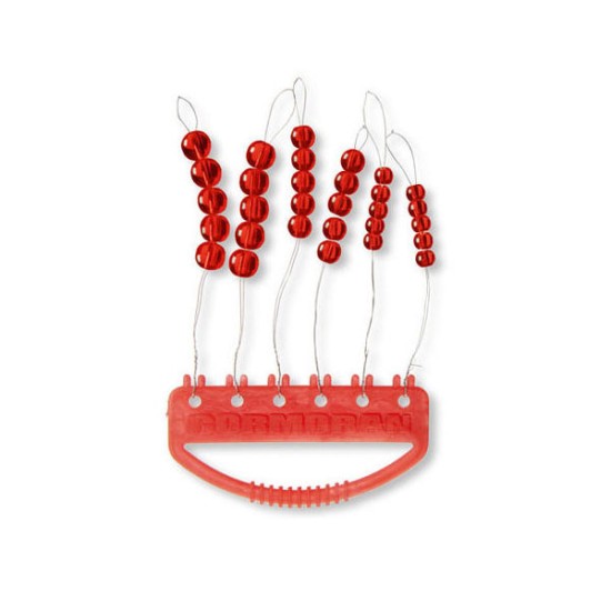 Opritoare din sticlă roşie Cormoran, 30buc/plic