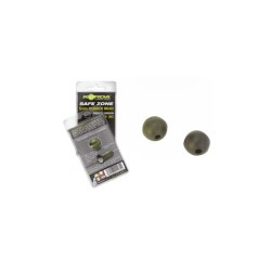 Biluțe antișoc Korda Rubber Bead, 5mm, Muddy Brown, 25buc/plic