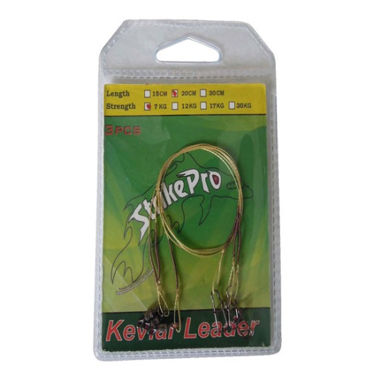 Strună Kevlar Strike Pro, 20cm/14kg, 3buc/plic