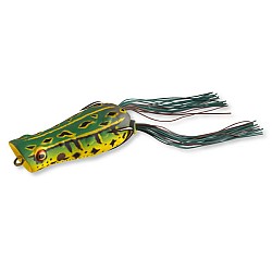 Nălucă soft Daiwa D-Popper Frog, Verde, 6.5cm/14g