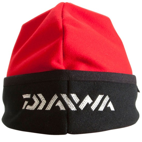 Căciulă fleece Daiwa Beanie, Red/Black