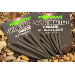 Conuri antitangle Korda Tungsten Sleeves, Dark Matter, Short, 8buc/plic