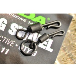 Vârtej cu agrafă rapidă Korda Qc Swivel, Nr.8, 10buc/plic