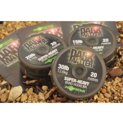 Fir textil Korda Dark Matter Super-Heavy Braid Hooklink, 20lbs/20m
