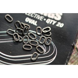 Anouri ovale Korda Rig Rings, 20buc/plic