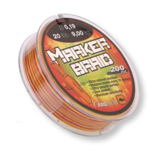 Fir textil Prologic Marker Braid, 0.19mm/9kg/200m Fir textil Prologic Marker Braid, 0.19mm/9kg/200m