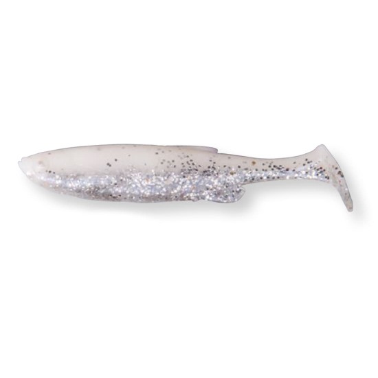 Shad Savage Gear Fat Minnow T-Tail, White Silver, 10.5cm/11g, 4buc/plic