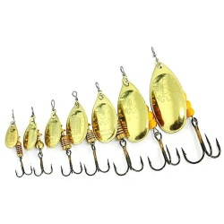 Linguriță rotativă Mepps Aglia, Gold, Nr.2, 4.5g