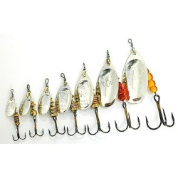 Linguriță rotativă Mepps Aglia, Silver, Nr.5, 13g