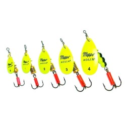 Linguriță rotativă Mepps Aglia Fluo Yellow, Nr.1/3.5g
